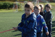 Společné odpoledne prvňáčků a deváťáků