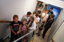 Prvňáčci a deváťáci poprvé spolu