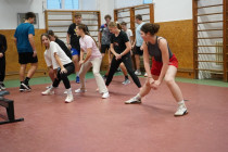 Soutěž na veslařských trenažerech