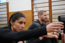 Soutěž na veslařských trenažerech