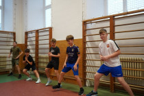 Soutěž na veslařských trenažerech