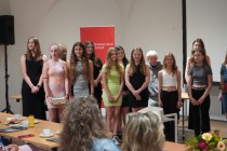 Vystoupení školního sboru na semináři ředitelů ZŠ a MŠ