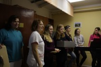 Vystoupení školního sboru v Domově Pod Školou