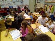 Předávání slabikářů prvňáčkům