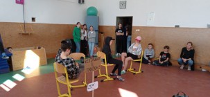 Autorské divadelní představení žáků 7. ročníku