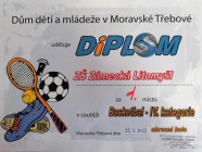 Okresní kolo v basketbalu - starší žákyně