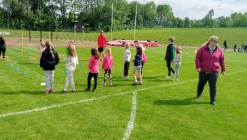Sportovní dopoledne na stadionu pořádané TJ Jiskra