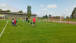 Sportovní dopoledne na stadionu pořádané TJ Jiskra