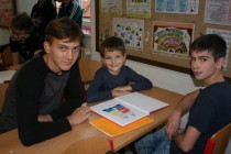Předávání slabikářů prvňáčkům
