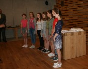 Slavnostní předávání sborníčků 100 let Československa na ZŠ Zámecká Slavnostní předávání sborníčků 100 let Československa na ZŠ Zámecká