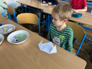 Pokusy - láva, kytičky na hladině, skládání origami
