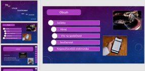 Ukázka z prezentace Matěje Pokorného