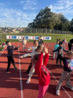 Tělocvik na atletickém stadionu